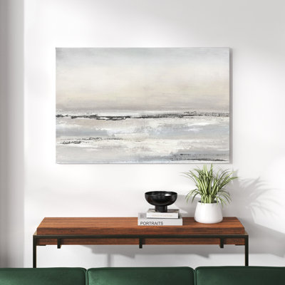 Distant brouillard - impression sur toile tendue