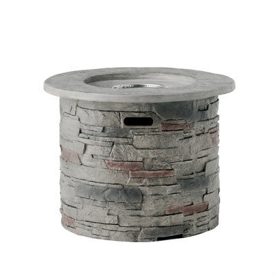 Outdoor 32" Round Mgo Propane Fire Pit - 40,000 BTU