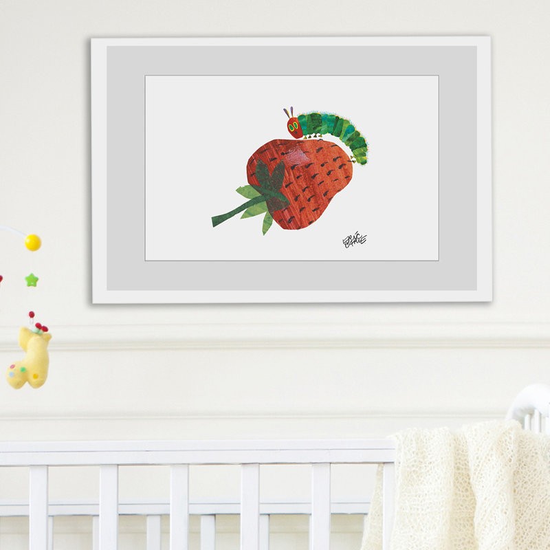 Over The Strawberry - Painting, 30cm H x 46cm W