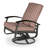 Askar Swivel Powder Coated Aluminum Outdoor Lounge Chair-19643657-19643679-19643689