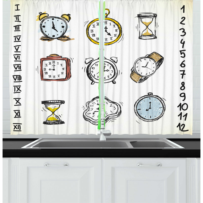 Pointed Kitchen Curtain