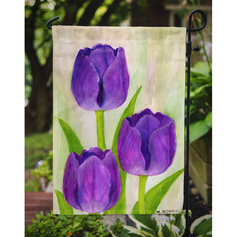 Double Sided Polyester Garden Flag, 15" H  x 11" W