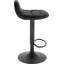 Ashar Swivel Upholstered and Velvet Adjustable Height Bar Stool with Steel Frame-844169733
