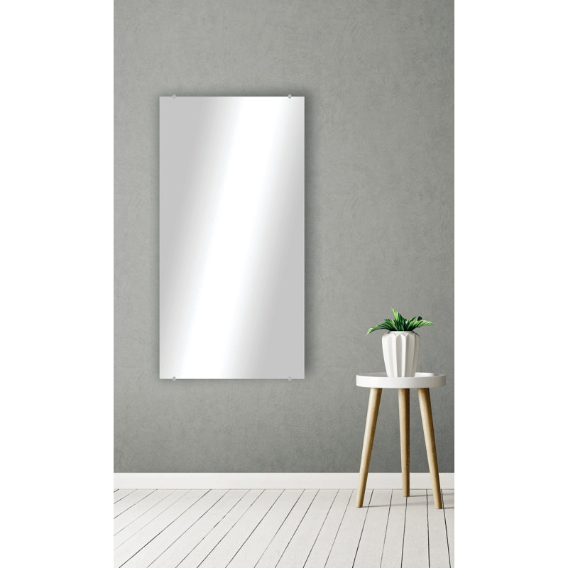 Zarrea Flat Wall Mirror, 30.5" x 60"