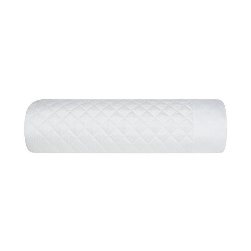 Simply Sateen_Quilted Coverlet, Twin Duvet Cover, Ivory