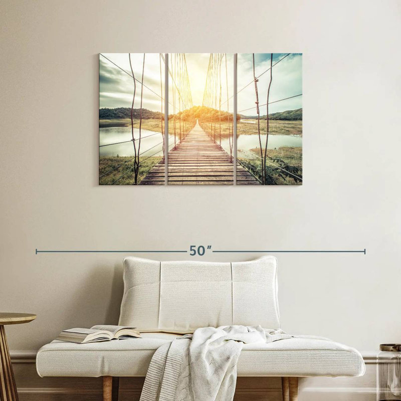 Lilie Rope Bridge, 24" H x 38" W