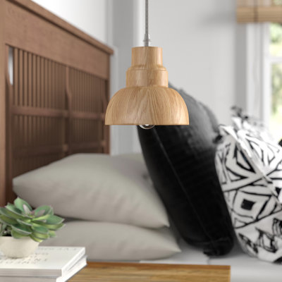Haslett 1 - Light Natural Single Pendant