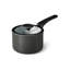 Batterie de cuisine gigogne en céramique antiadhésive 11 pièces - empilable, gris foncé-121532014