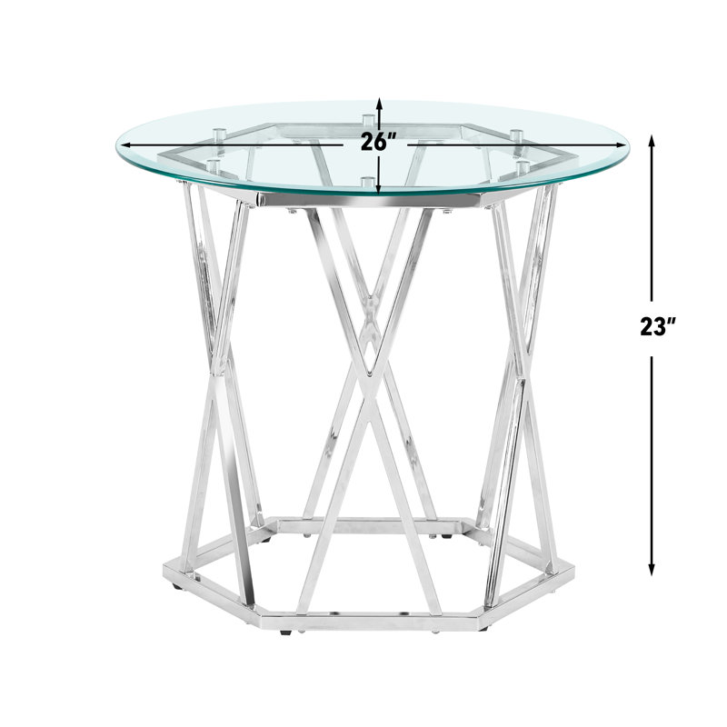 Jonasia Escondido Round End Table