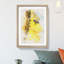 Busy Bee & Yellow Flower Watercolour - Picture Frame Graphic Art-56923088-56923092