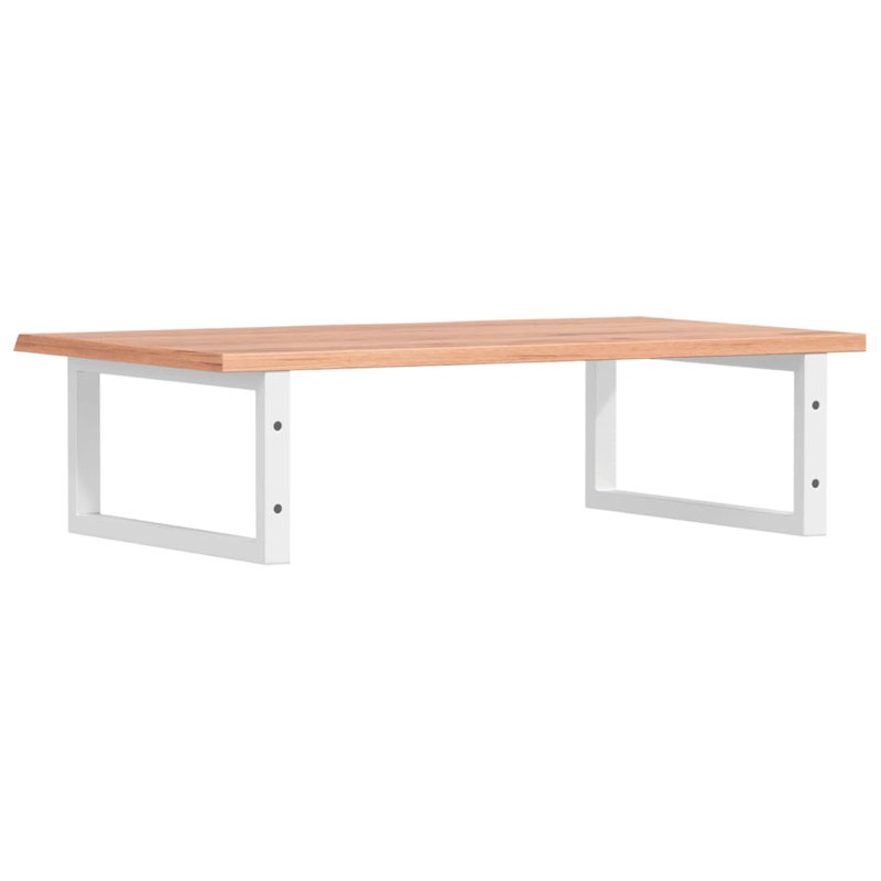 Arrol 80cm Solid Wood Bathroom Vanity Top, Oak/White