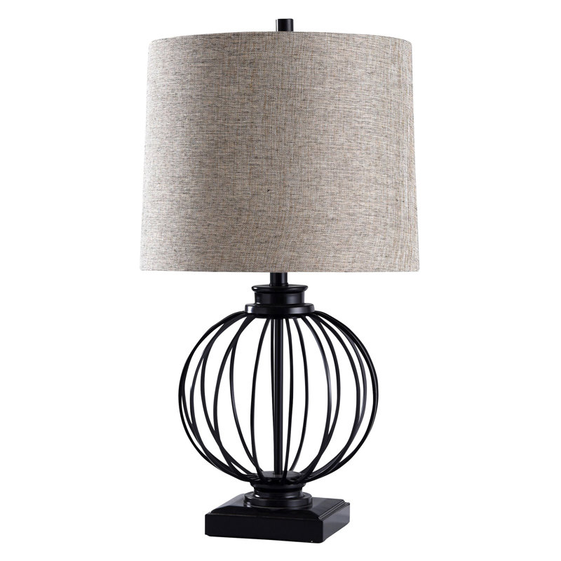 Lampe de table noire 27,5 po Heartwell