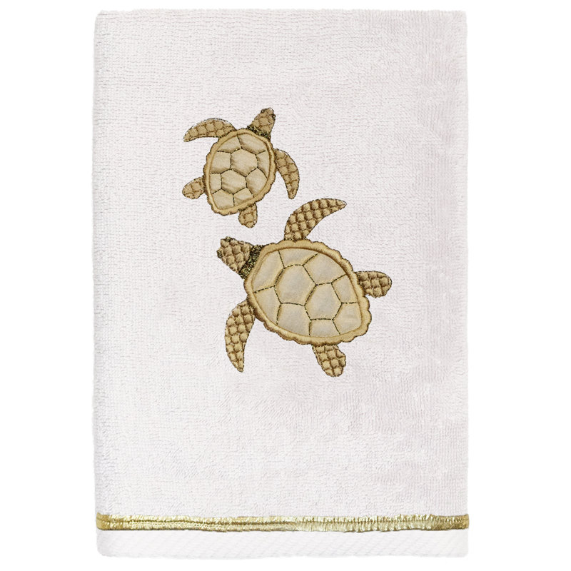  Tortuga Turkish Cotton Hand Towel, Silver