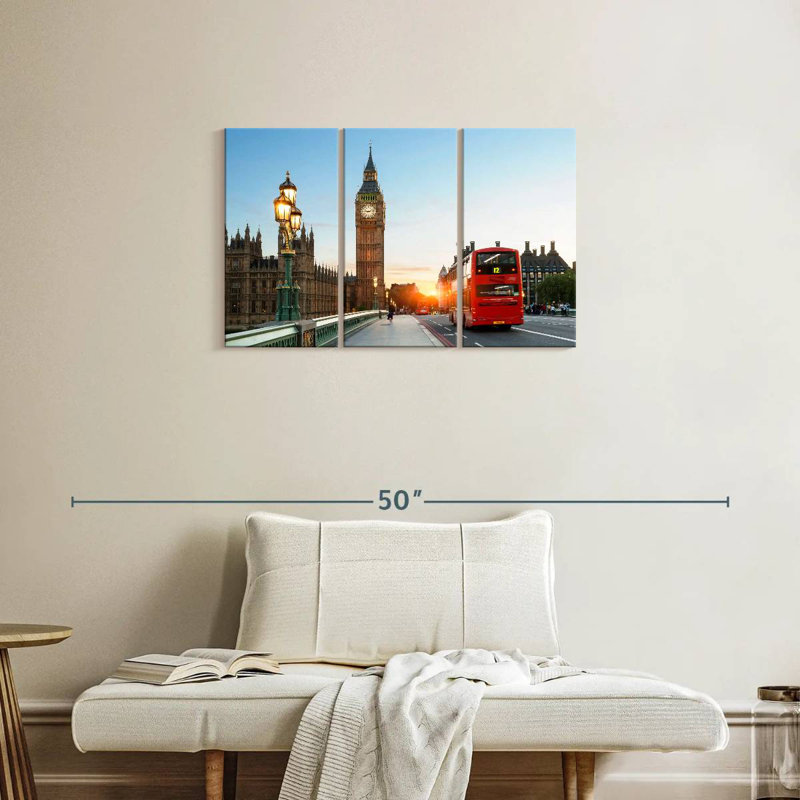 Rorry London Morning, 20" H x 33" W
