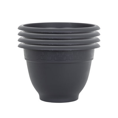 Wham Bell Pot Round Planter Slate