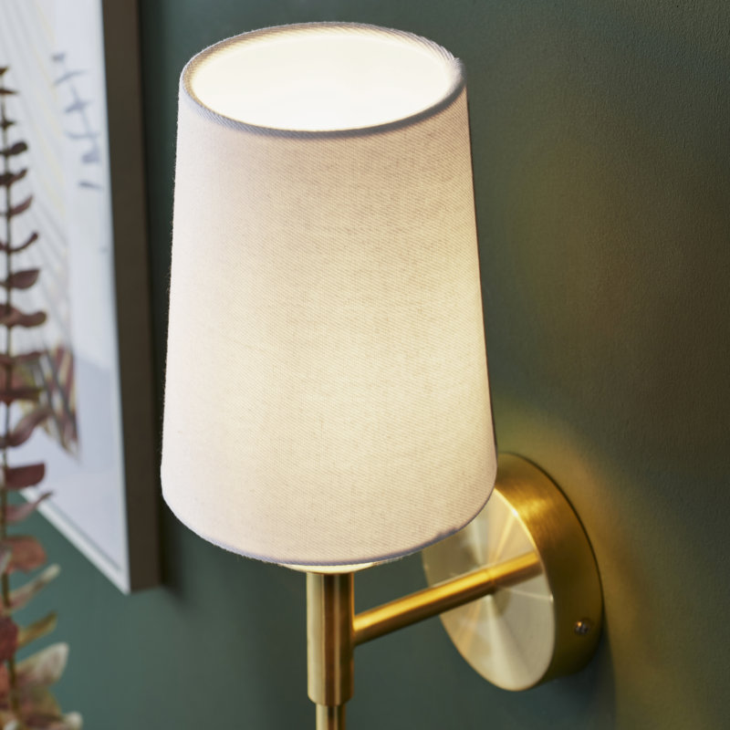 Devi Wallchiere, Satin Brushed Gold