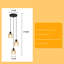 Amarieon 3 - Light Amber Glass Pendant