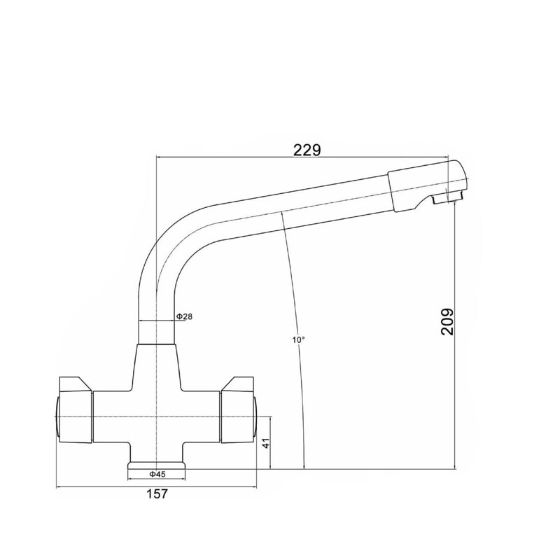 Brayden Studio Kitchen Faucet