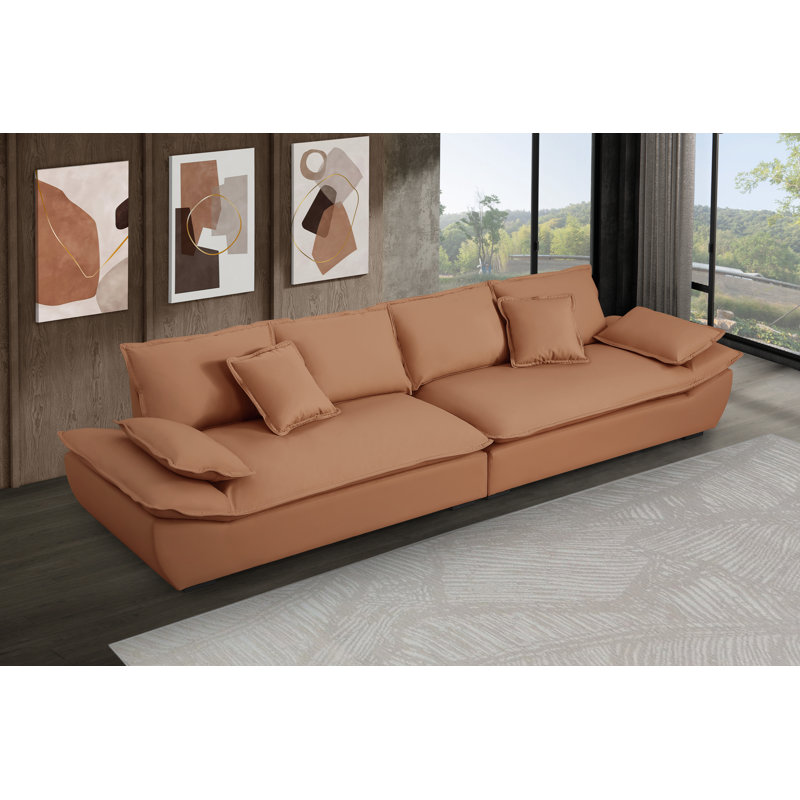 Geraldton - 141" Oversize Leather Sofa
