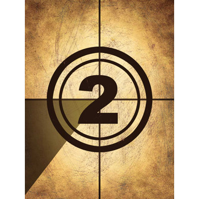 «Cinema Count Down 2», reproduction sur toile tendue