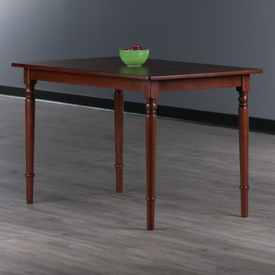 Gailann Caity Rectangle Dining Table, Walnut