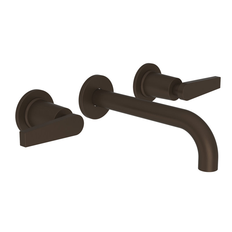 Dorrance Wall Mount Bathroom Faucet, Oil Rubbed Bronze - Hand Relieved