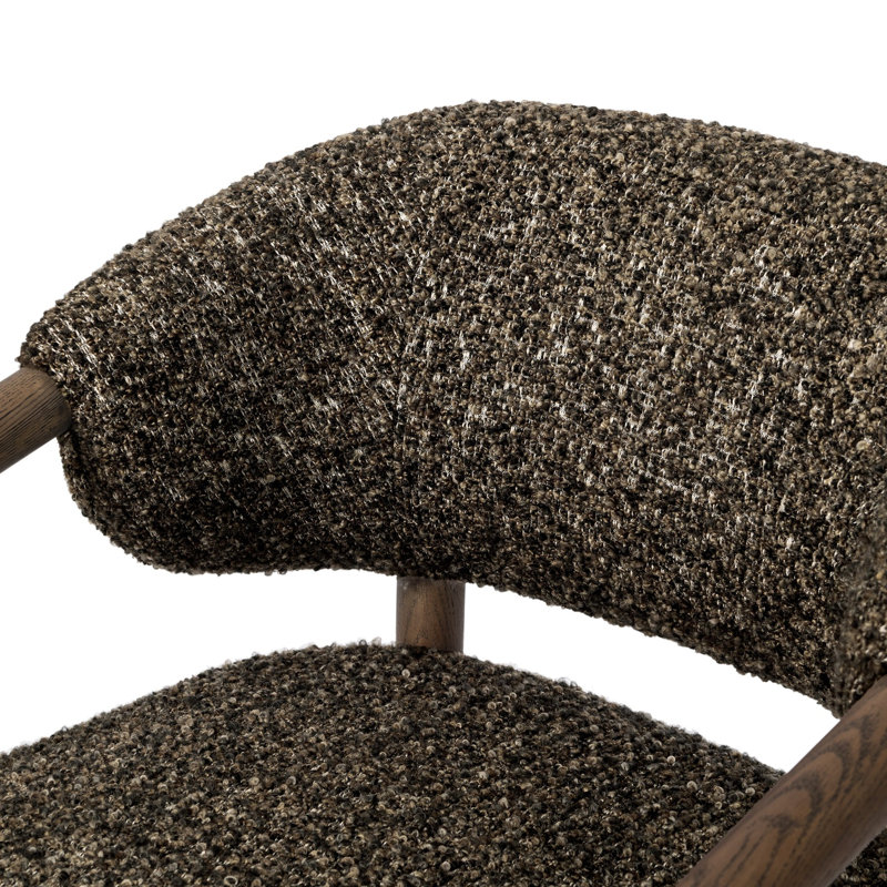Brodie Chair-Sheldon Ivory, Ivan Granite Boucle, Almond Oak