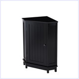Bathroom Cabinet Triangle Corner Storage Cabinet with Adjustable Shelf