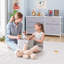 Leahla Steel 100cm W 5 - Drawer Chest of Drawers-1365422534