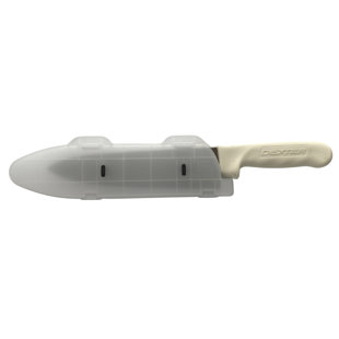 Blade Guard Secure Knife Blade Edge Protection Cover, Sheath 10in Red