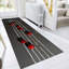 Grand tapis non tissé à motif floral complexe pour une utilisation intérieure dans le salon ou la chambre à coucher-114329782