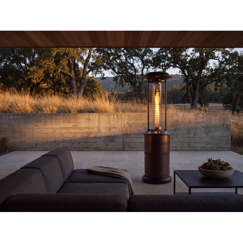 Chauffe-terrasse Lava Heat Italia Milano - Bronze héritage, gaz naturel (paquet plat), Heritage Bronze, Natural Gas