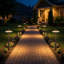 1- Light Antique Brass Pathway Light-125186931
