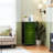 4 Drawer Dresser for Bedroom, Narrow Chest of Drawers, Wooden Top and Study Iron Frame 18"x37.5"-(WxH)