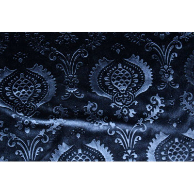 Brocade Damask Velvet Fabric, Embossed Material for Upholstery, Drapery, Slipcovers, Tablecloths,