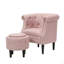 Chaise avec repose-pieds, chaise contemporaine moderne avec repose-pieds (Chaise)-1654021520