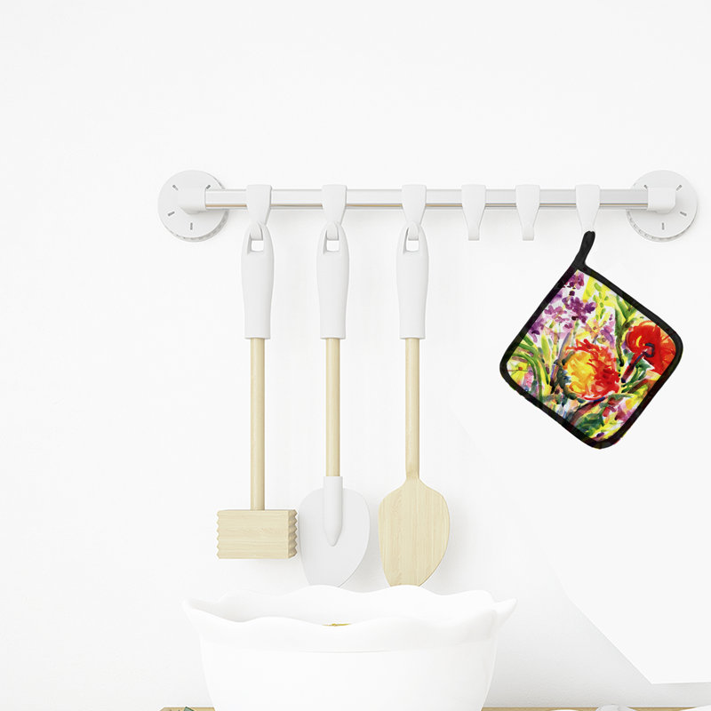 Cuisinier poignée de fleurs east urban home