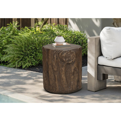 Table d'appoint d'extérieur moderne 25 "h