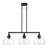 Virden 3 - Light Steel Dimmable Kitchen Island Geometric Chandelier-252646310