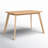 Brittnae Oak Solid Wood Dining Table-229582523