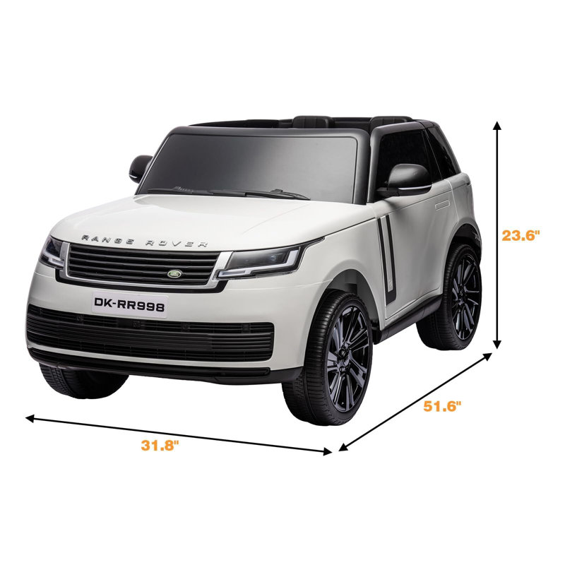 Voiture 2 places pour enfants, Blanc