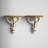 Aslean 2 Piece Half-circle Solid Wood Accent Shelf with Live Edge