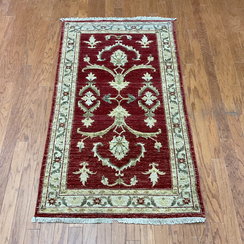  Handmade Oushak Wool Rug