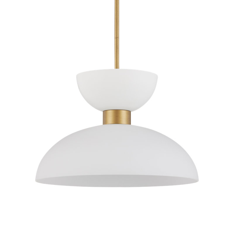 Luminaire suspendu en forme de dôme à 1 lumière Zevio
