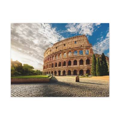 Italie, Italie, Colisée, Rome, toile de fond multicolore, photographie de la nature