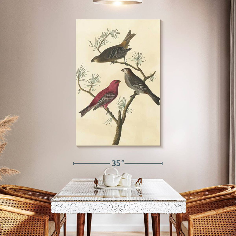 Pin Bramb Grosbeak, H 51 po x l 34 po