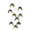 Brooklyn 9 - Light Cluster Geometric Pendant-71266873-71266874-71266877