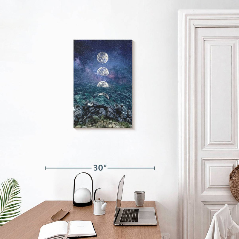 Oberle Moon Galaxy, 24" H x 16" W