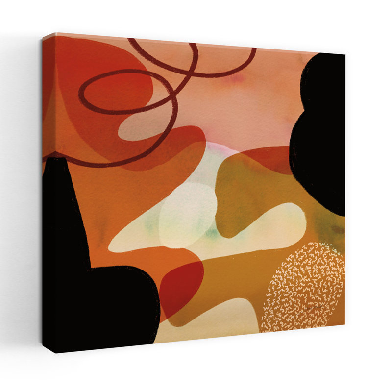 Variété VII, art contemporain moderne abstrait, H 18 po x l 18 po