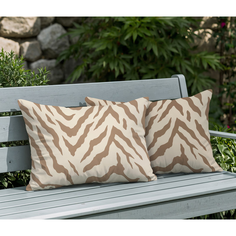 Coussin intérieur / extérieur Billi, 25x18, Beige